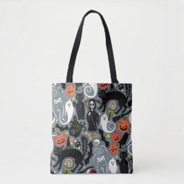 Bolsa Tote ardósia retroativa de halloween