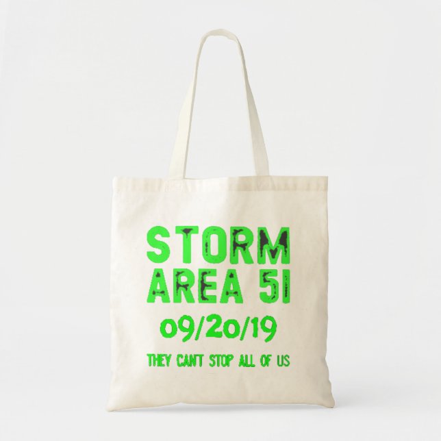 Bolsa Tote área de tempestade 51 (Frente)