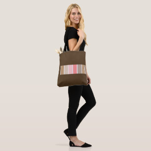 Bolsa Tote Areia da praia de Brown escuro