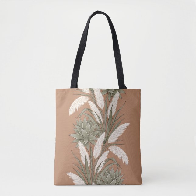 Bolsa Tote Aria Grace Earth & Spirit Desert Minimalism Print (Frente)