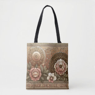 Bolsa Tote Aria Grace Terra & Espírito Geométrico Sol & Manda