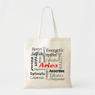 Bolsa Tote Aries Astrologia Zodiac Colagem