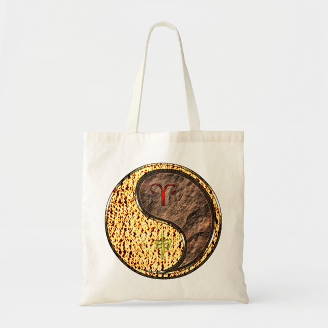 Bolsa Tote Aries & Earth Monkey (Frente)