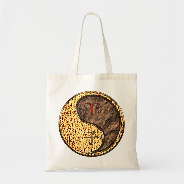 Bolsa Tote Áries & Rato da Terra (Frente)