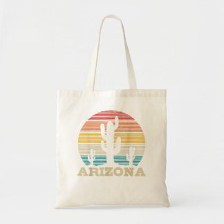 Bolsa Tote Arizona Cactus Vintage Desert Souvenir Gift