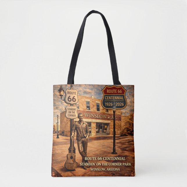 Bolsa Tote Arizona Centenário Rota 66 Carryall (Frente)