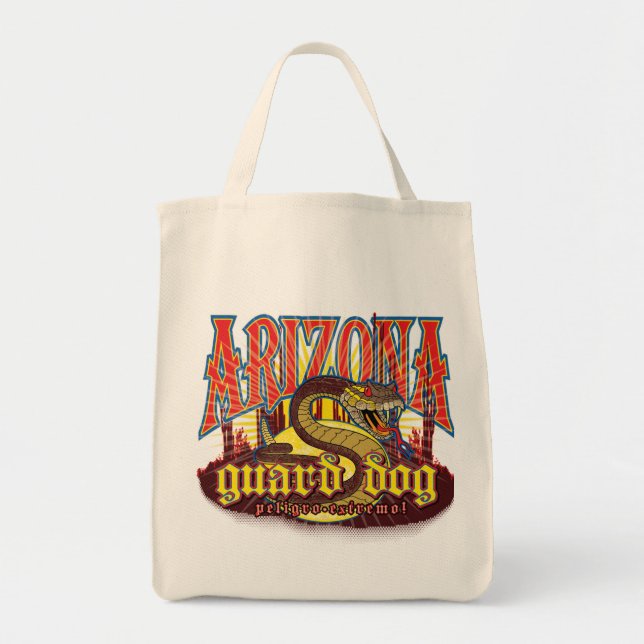 Bolsa Tote Arizona de Cobra de na Guarda (Frente)