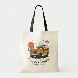 Bolsa Tote Arizona Desert Sunset Road Trip Cactus Phoenix