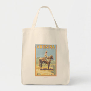 Bolsa Tote Arizona do vaqueiro (vista lateral)