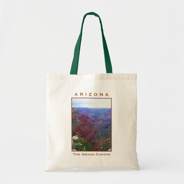 Bolsa Tote Arizona Grand Canyon South Rim Grocery Tote Bag (Frente)
