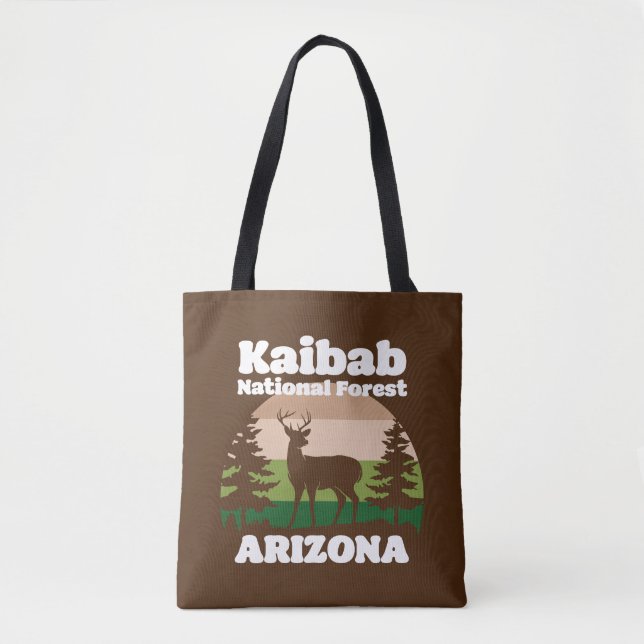 Bolsa Tote Arizona Nacional da Floresta do Kaibab (Frente)