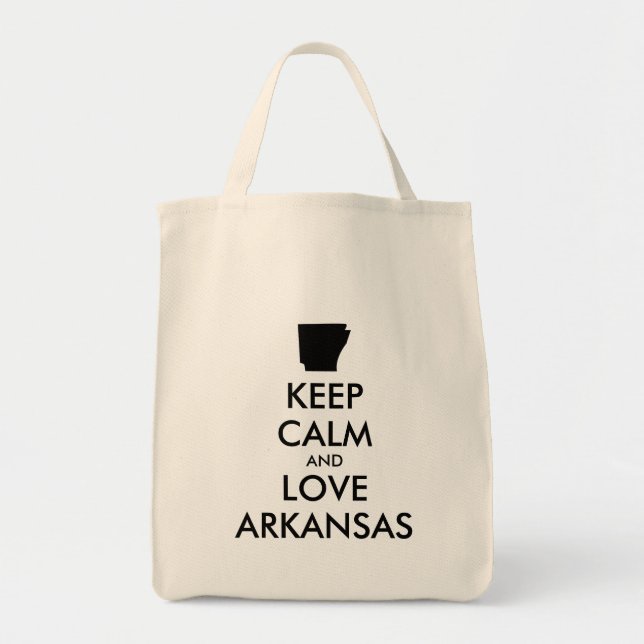 Bolsa Tote ARKANSAS DE MANUTENÇÃO E AMOR personalizáveis (Frente)