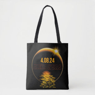Bolsa Tote Arkansas Total Solar Eclipse 8 de abril de 2024 EU