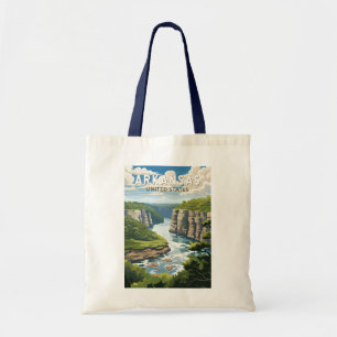 Bolsa Tote Arkansas Viagem Art Vintage