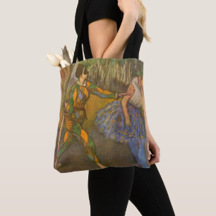Bolsa Tote Arlequim e Colombina de Edgar Degas Arte Antiga