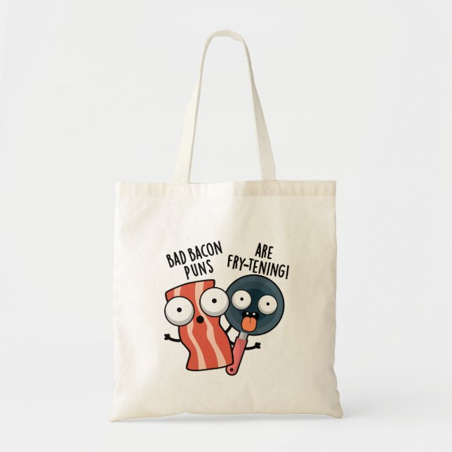 Bolsa Tote Armas De Bacon Más São Arma De Comida Engraçada. (Frente)