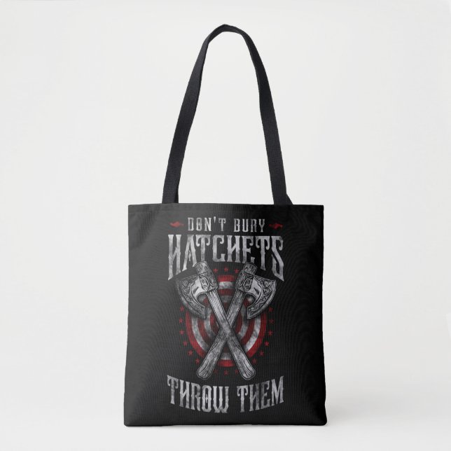 Bolsa Tote Aroma de Hatchet Não enterrar chapéus (Frente)