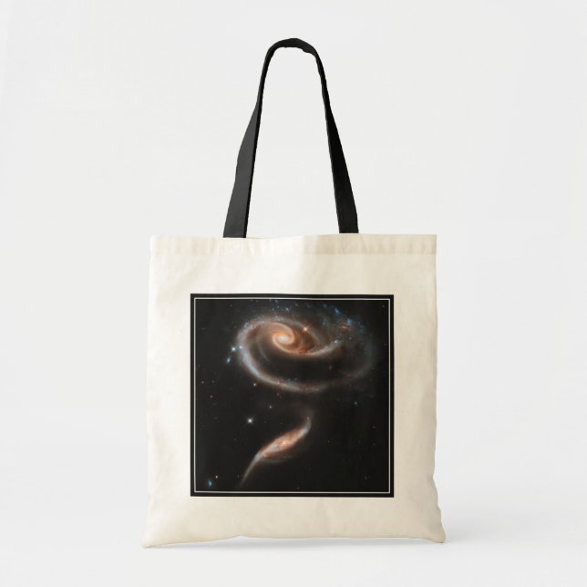 Bolsa Tote Arp 273 Interagindo Galáxias Em Andromeda. (Frente)