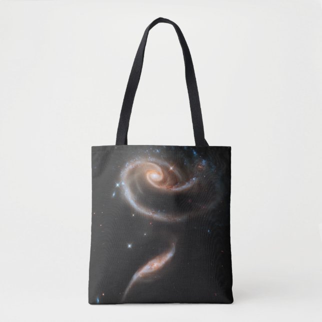 Bolsa Tote Arp 273 Interagindo Galáxias Em Andromeda. (Frente)