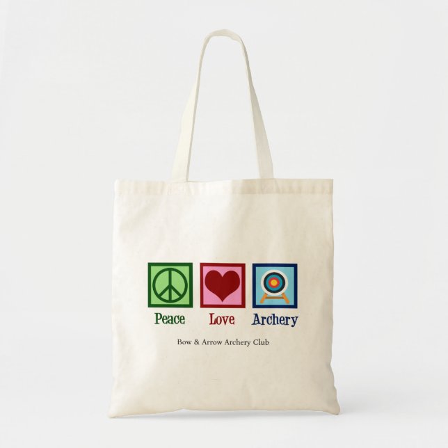 Bolsa Tote Arquiteto de Paz e Amor Personalizável (Frente)