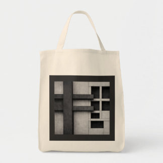 Bolsa Tote Arquitetura Brutalista Design Arte Fino Cubista