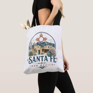 Bolsa Tote Arquitetura de Adobe Santa Fe Novo México Sudoeste
