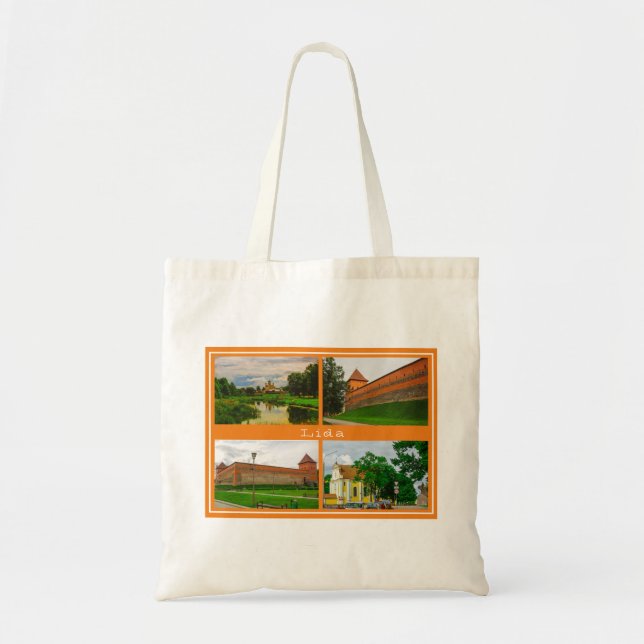 Bolsa Tote Arquitetura de Cidade de Paisagem Bielorrussa (Frente)