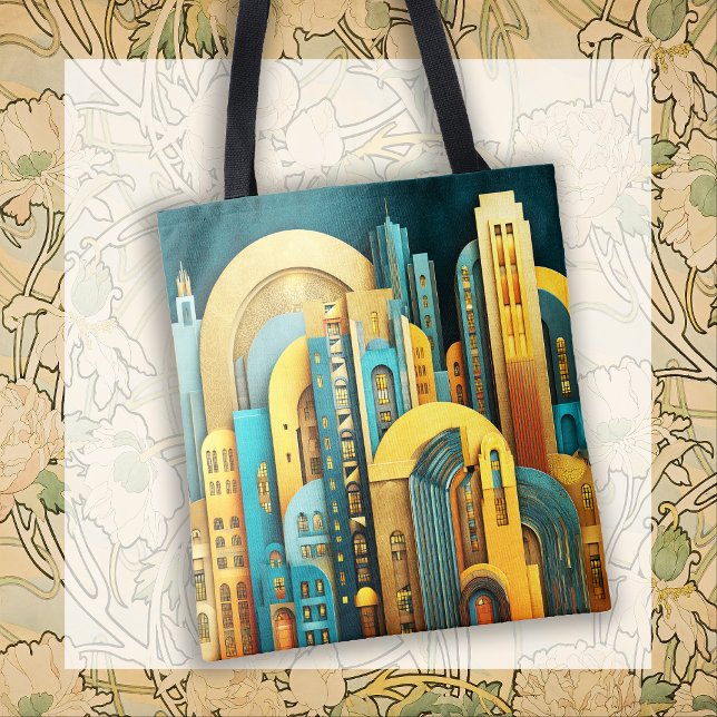 Bolsa Tote Arquitetura Deco Dreamscape (Criador carregado)