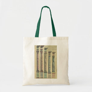 Bolsa Tote Arquitetura do vintage, as 5 ordens
