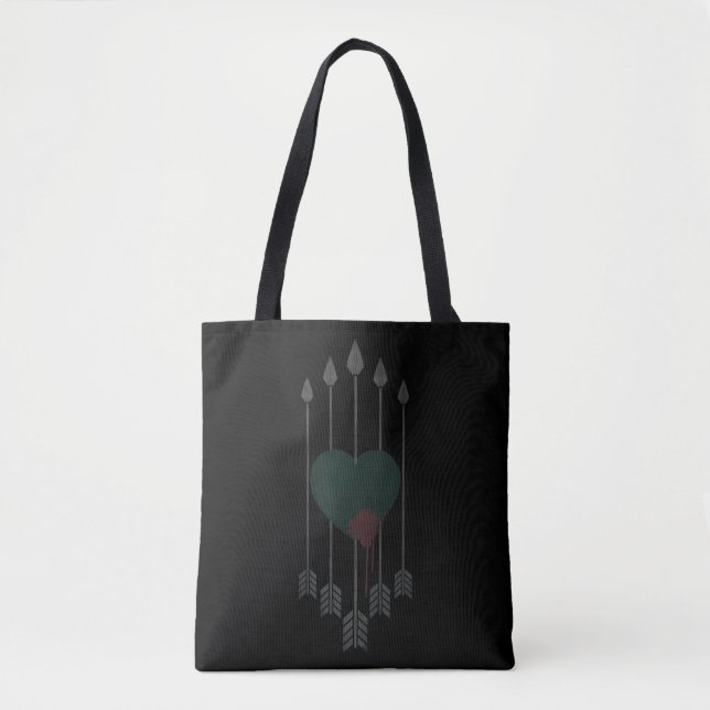 Bolsa Tote Arrow | Arrows Shot Through Heart (Frente)