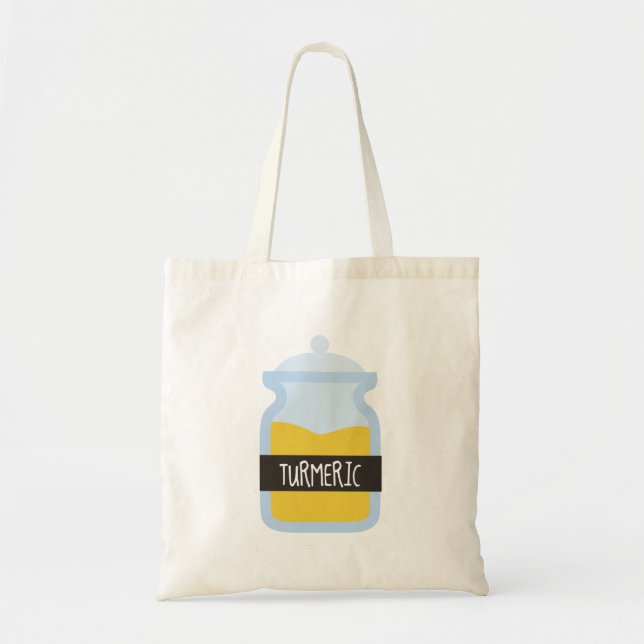 Bolsa Tote Arroz amarelo tumérico (Frente)