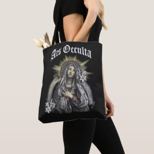 Bolsa Tote Ars Occulta - Design de Streetwear góticos