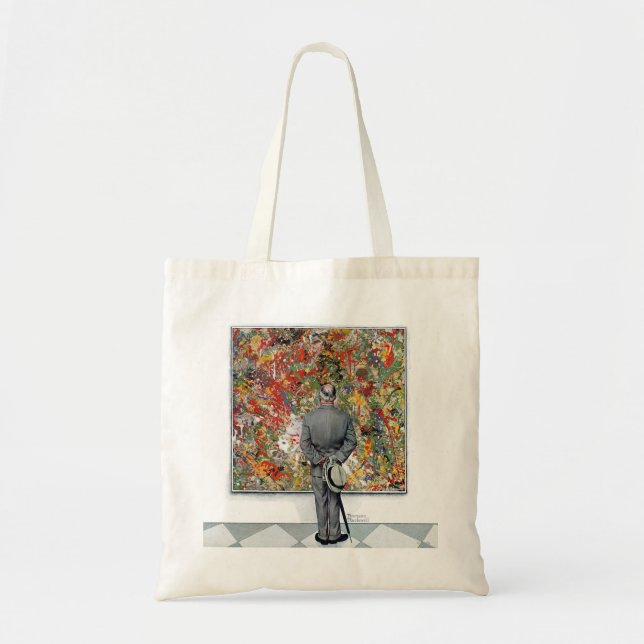 Bolsa Tote Art Connoisseur de Norman Rockwell (Frente)