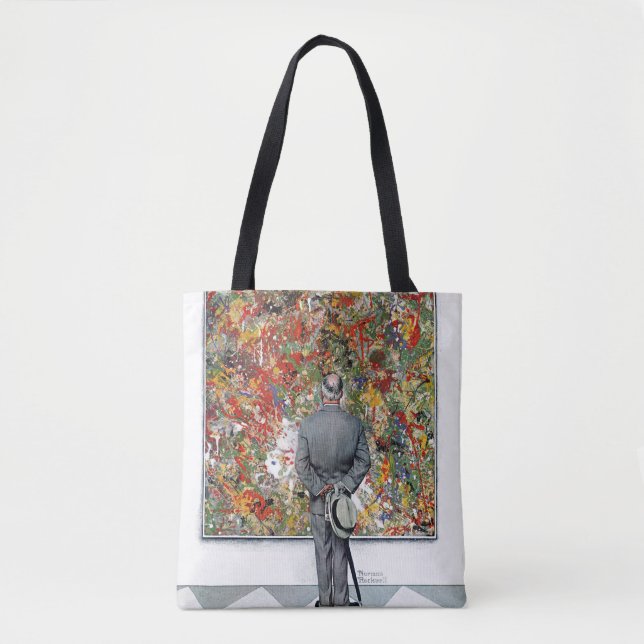 Bolsa Tote Art Connoisseur de Norman Rockwell (Frente)
