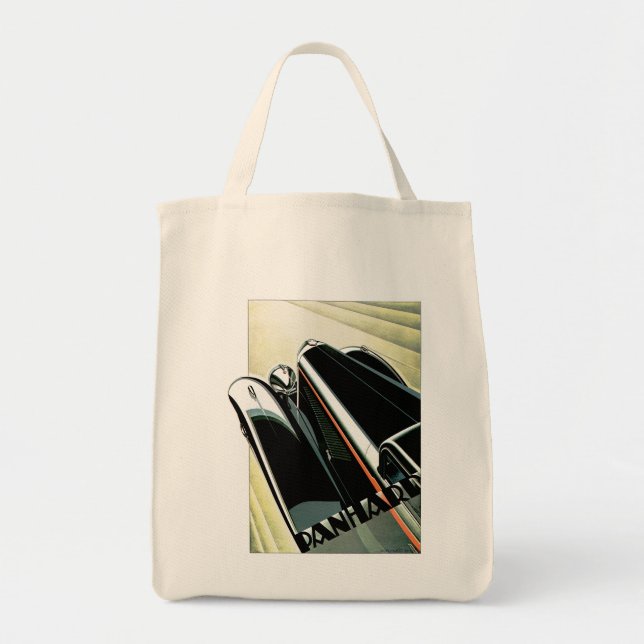 Bolsa Tote Art Deco Automobile (Frente)
