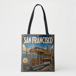 bolsa tote art déco de São Francisco