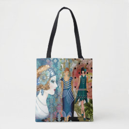 Bolsa Tote Art Deco Flappers