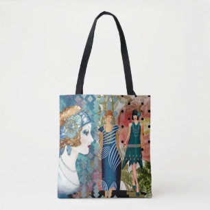 Bolsa Tote Art Deco Flappers