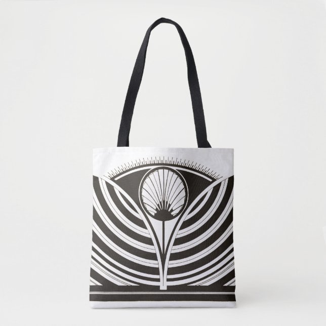 Bolsa Tote Art Deco Lines (Frente)