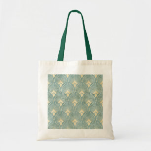 Bolsa Tote Art deco,sage Green,creme,1920’s,vintage,elegant