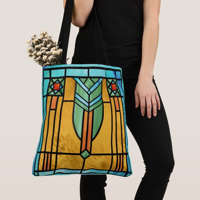 Bolsa Tote Art Deco StainGlass 3 (Close Up)