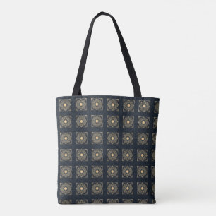 Bolsa Tote Art Deco Sunburst Minimalista