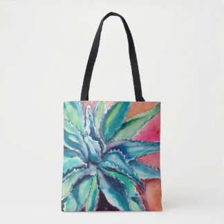 Bolsa Tote Art Impressão - Texas Agave Poster