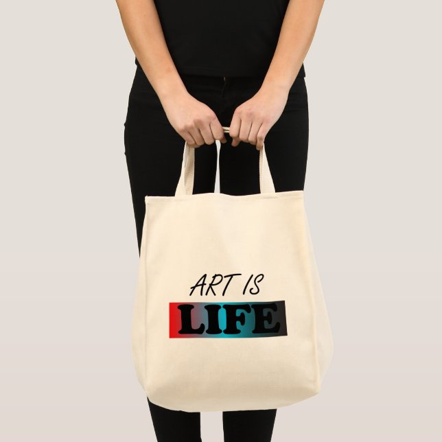 BOLSA TOTE ART IS LIFE (Frente (produto))