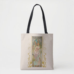Bolsa Tote Art Nouveau Alphonse Mucha - Despertar Manhã