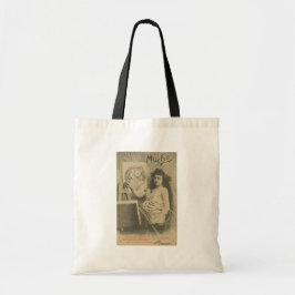 Bolsa Tote Art nouveau Alphonse mucha modelo de arte feminino