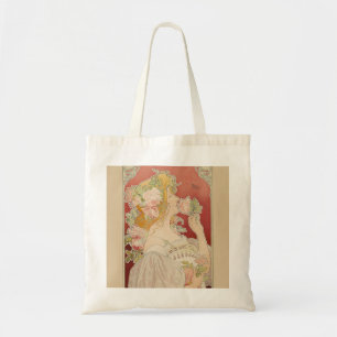 Bolsa Tote Art Nouveau Belle Époque Senhorita Rosas Livemont