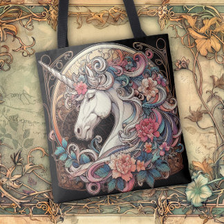 Bolsa Tote Art Nouveau Flowing Lines of Beauty