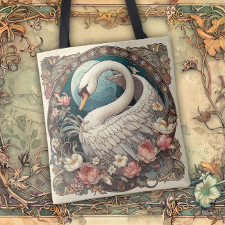 Bolsa Tote Art Nouveau Flowing Lines of Beauty