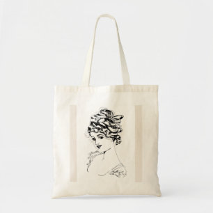 Bolsa Tote Art Nouveau Lady 1917 Belas Artes